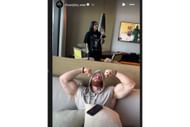 Ripley's Instagram story featuring the AEW star, Buddy Matthews